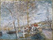 Inondation a Moret, Alfred Sisley